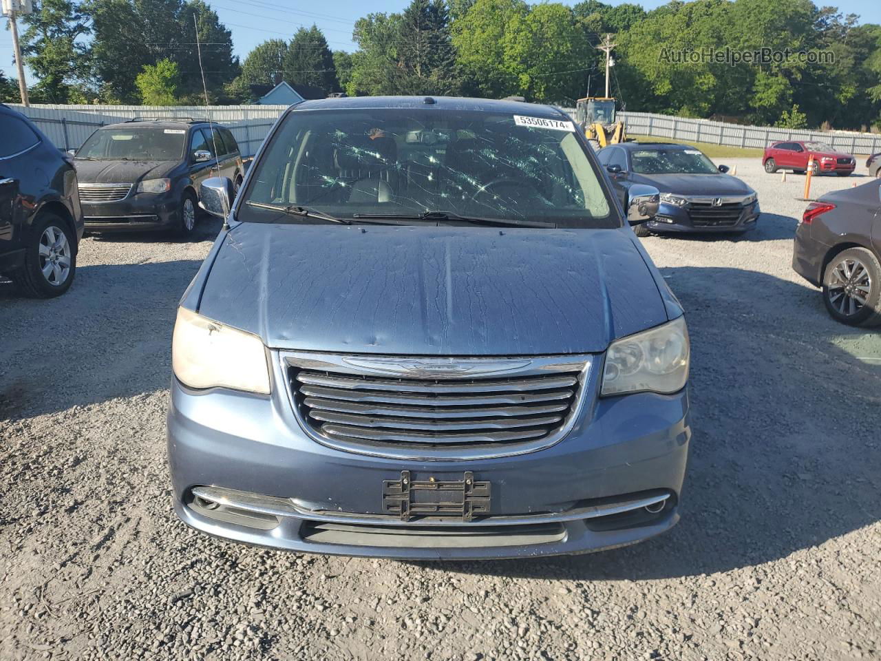 2011 Chrysler Town & Country Touring L Blue vin: 2A4RR8DGXBR759471