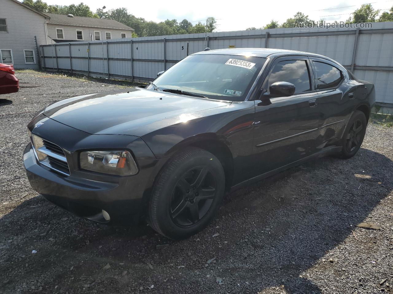 2010 Dodge Charger Black vin: 2B3AA4CT7AH144304