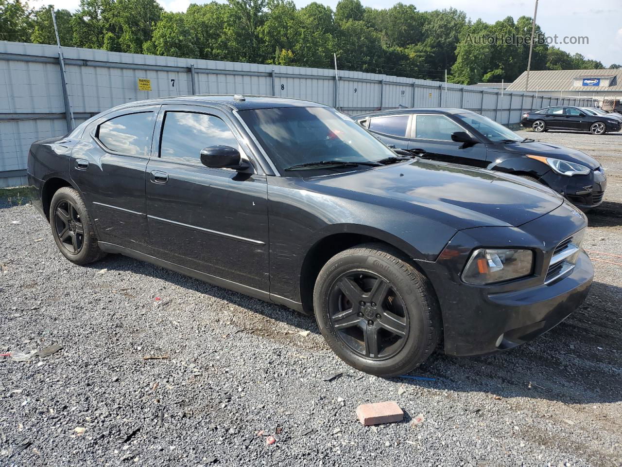 2010 Dodge Charger Black vin: 2B3AA4CT7AH144304