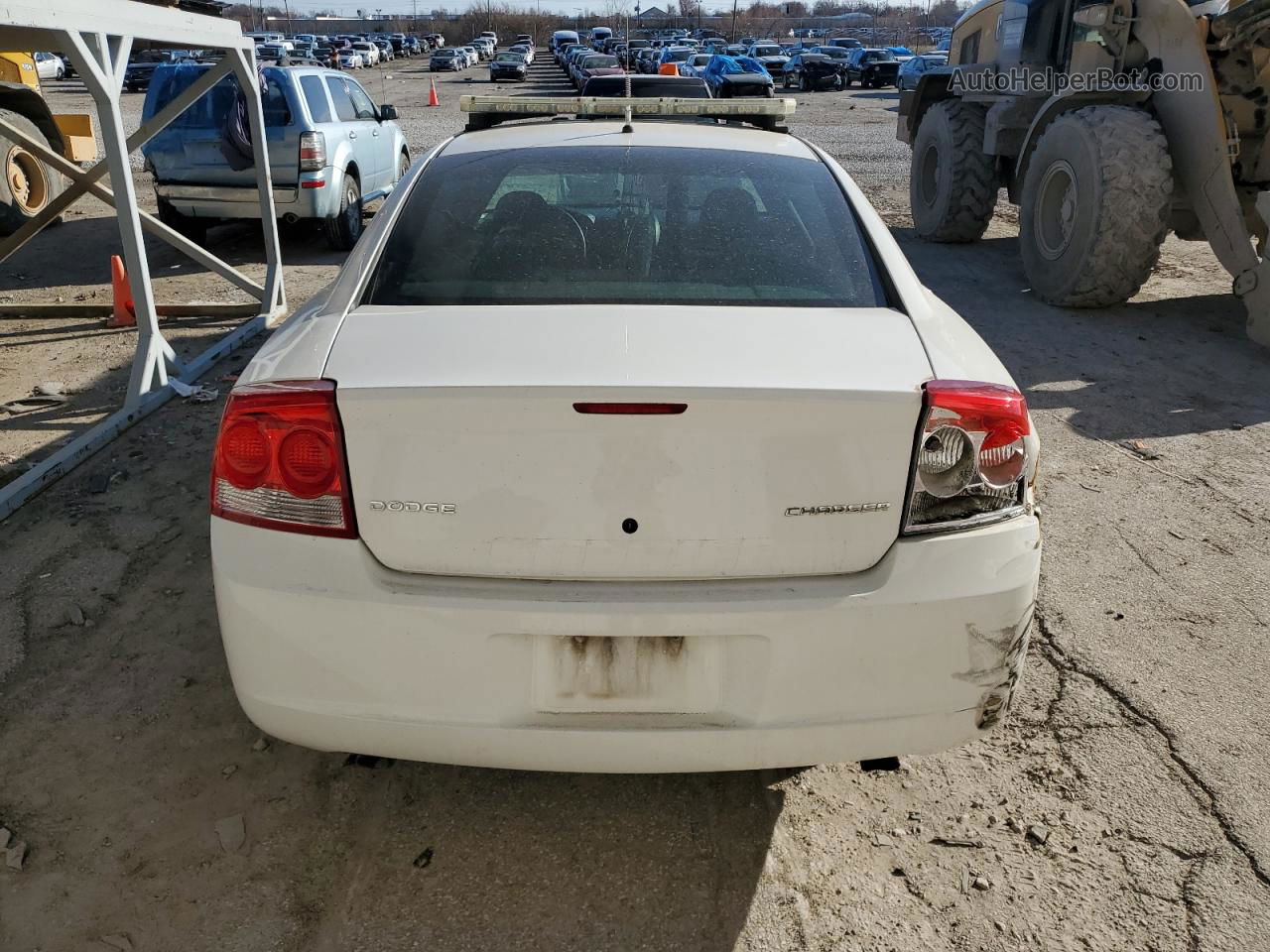 2010 Dodge Charger  White vin: 2B3AA4CT9AH161802