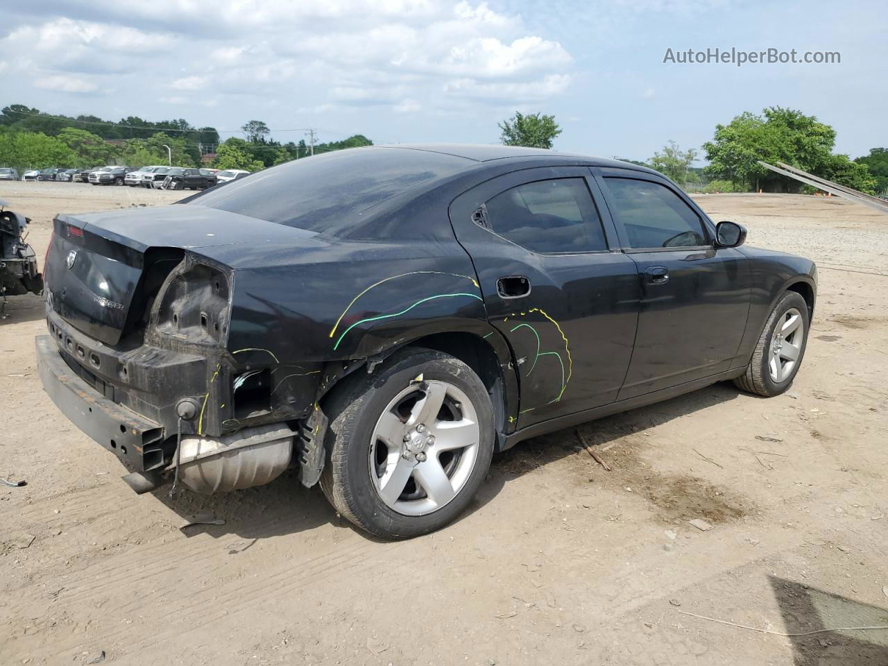 2010 Dodge Charger  Black vin: 2B3AA4CTXAH303719