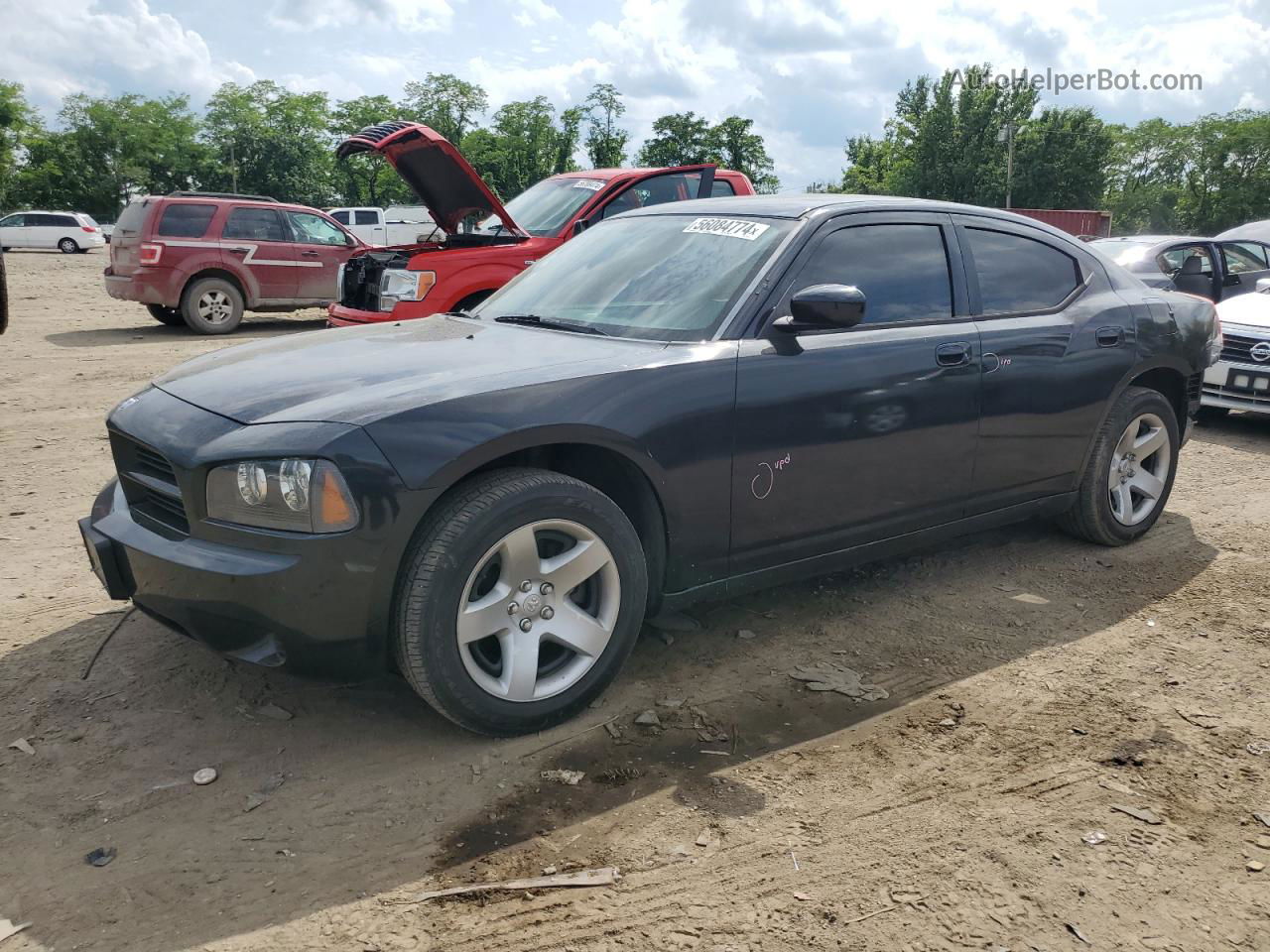 2010 Dodge Charger  Black vin: 2B3AA4CTXAH303719