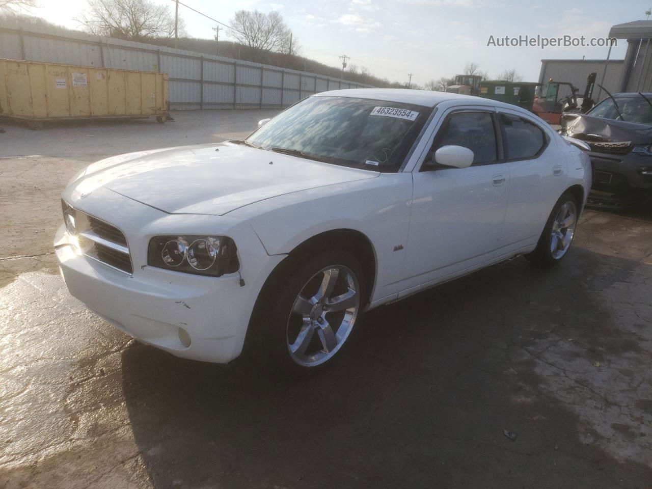 2010 Dodge Charger  White vin: 2B3CA2CV9AH317836