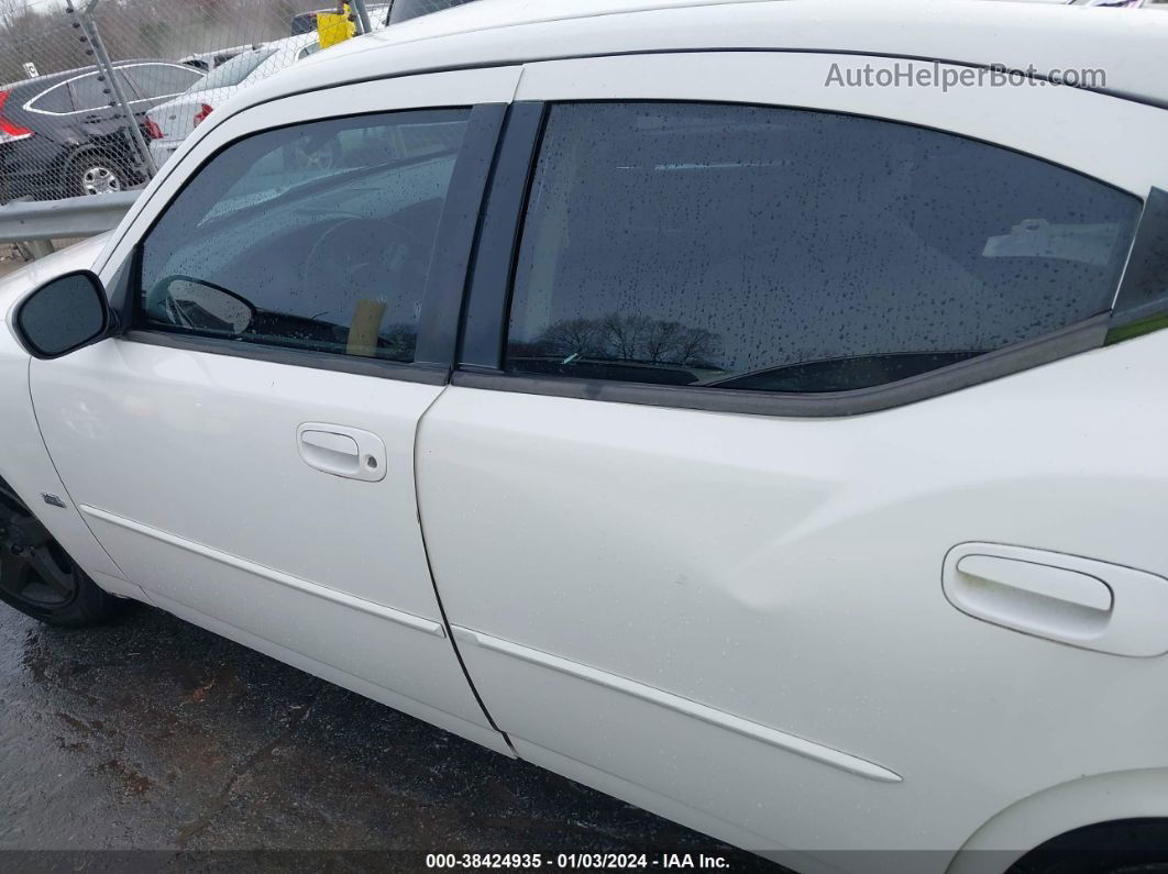 2010 Dodge Charger Sxt White vin: 2B3CA3CV0AH107602