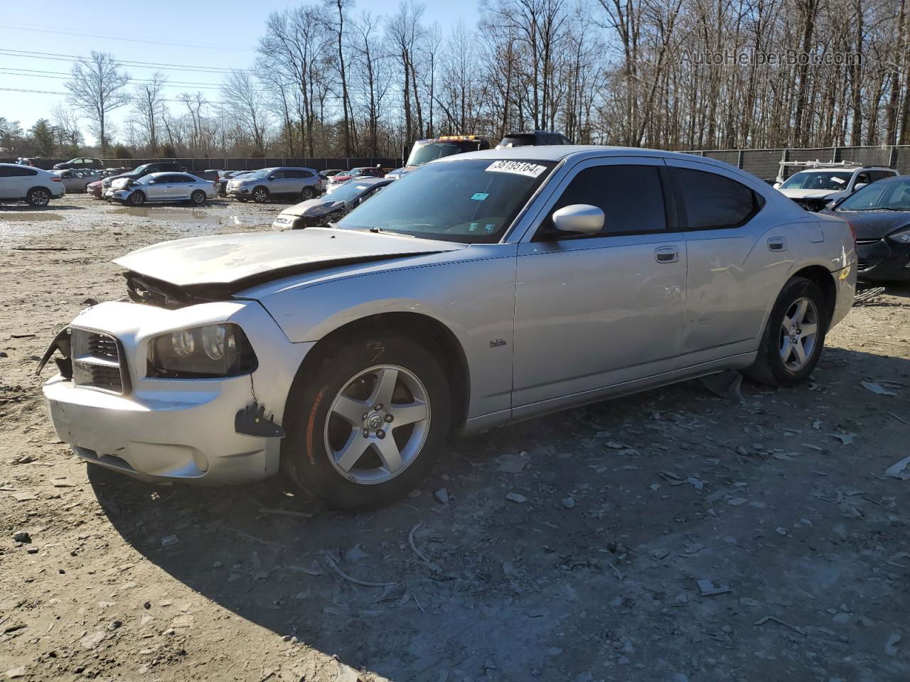 2010 Dodge Charger Sxt Silver vin: 2B3CA3CV0AH187760