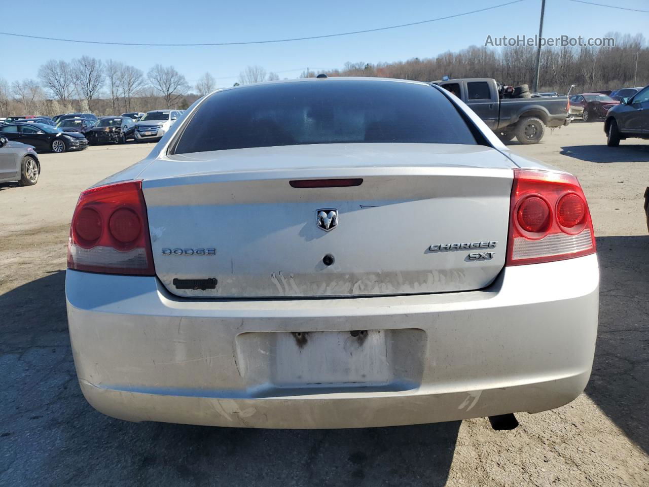 2010 Dodge Charger Sxt Silver vin: 2B3CA3CV0AH197141