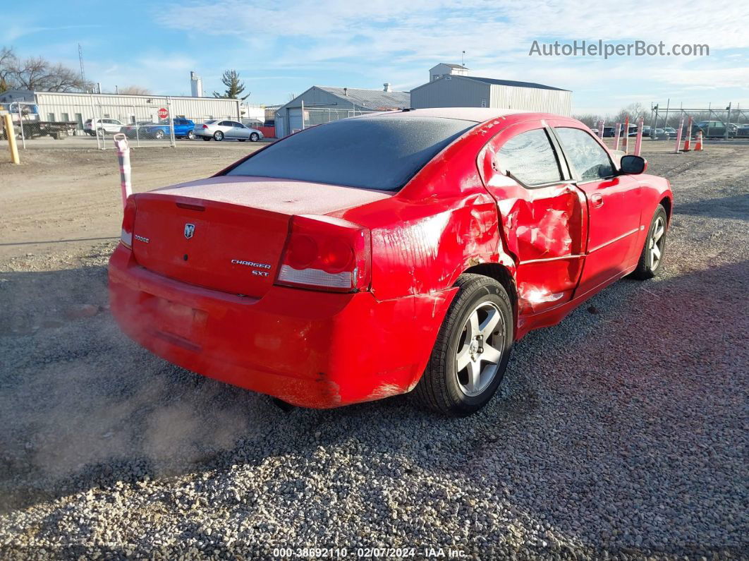 2010 Dodge Charger Sxt Red vin: 2B3CA3CV0AH197589