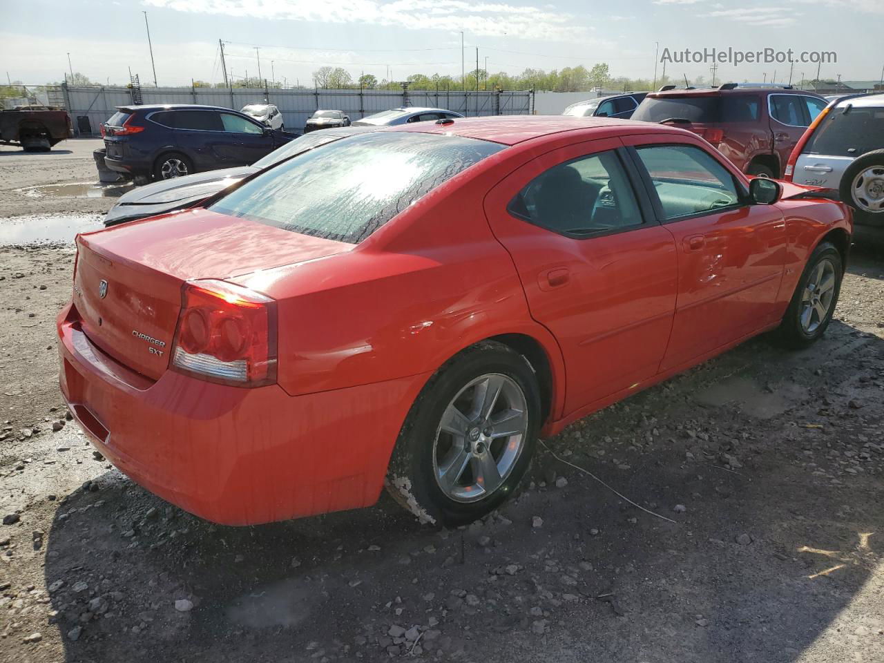 2010 Dodge Charger Sxt Red vin: 2B3CA3CV0AH223379