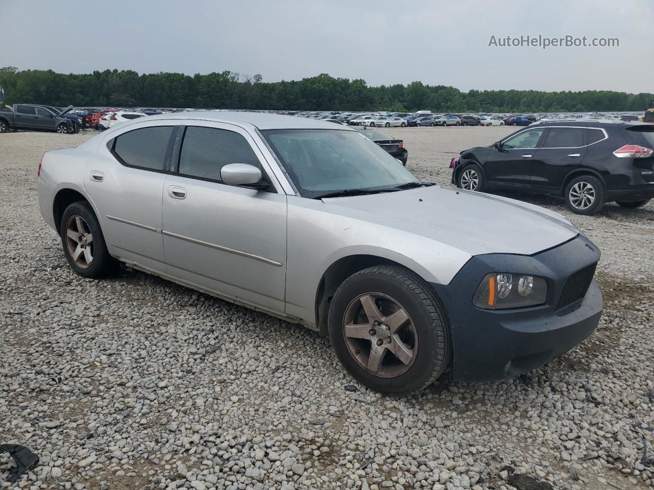 2010 Dodge Charger Sxt Silver vin: 2B3CA3CV0AH227612