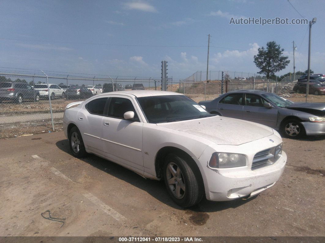 2010 Dodge Charger Sxt White vin: 2B3CA3CV0AH256592