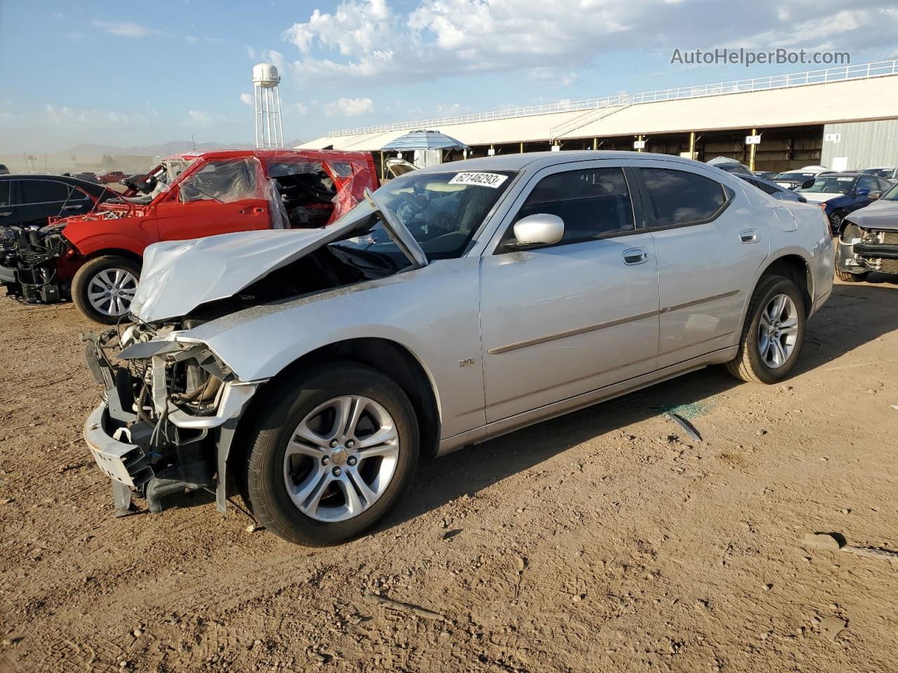 2010 Dodge Charger Sxt Silver vin: 2B3CA3CV0AH273845