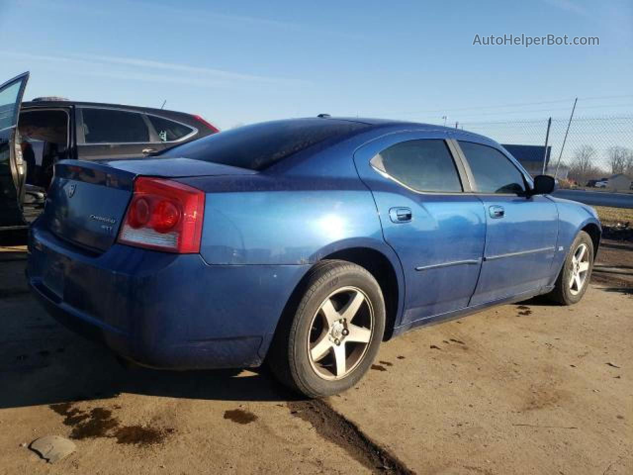 2010 Dodge Charger Sxt Blue vin: 2B3CA3CV0AH277474