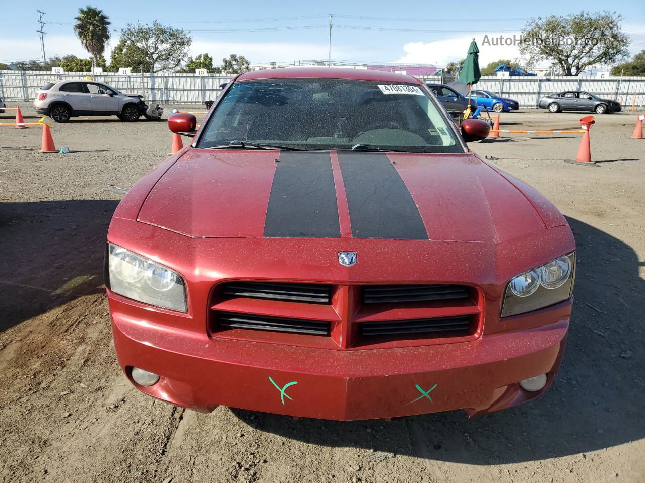 2010 Dodge Charger Sxt Burgundy vin: 2B3CA3CV1AH163810