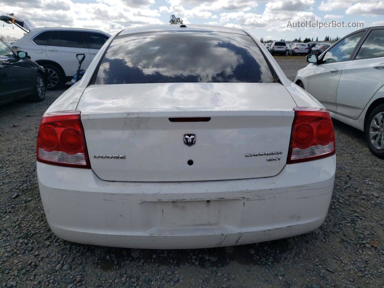 2010 Dodge Charger Sxt White vin: 2B3CA3CV1AH207935