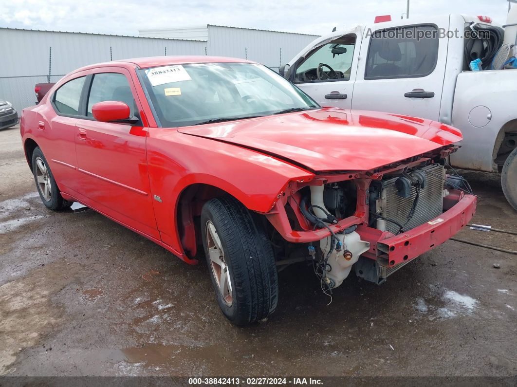 2010 Dodge Charger Sxt Red vin: 2B3CA3CV1AH222161