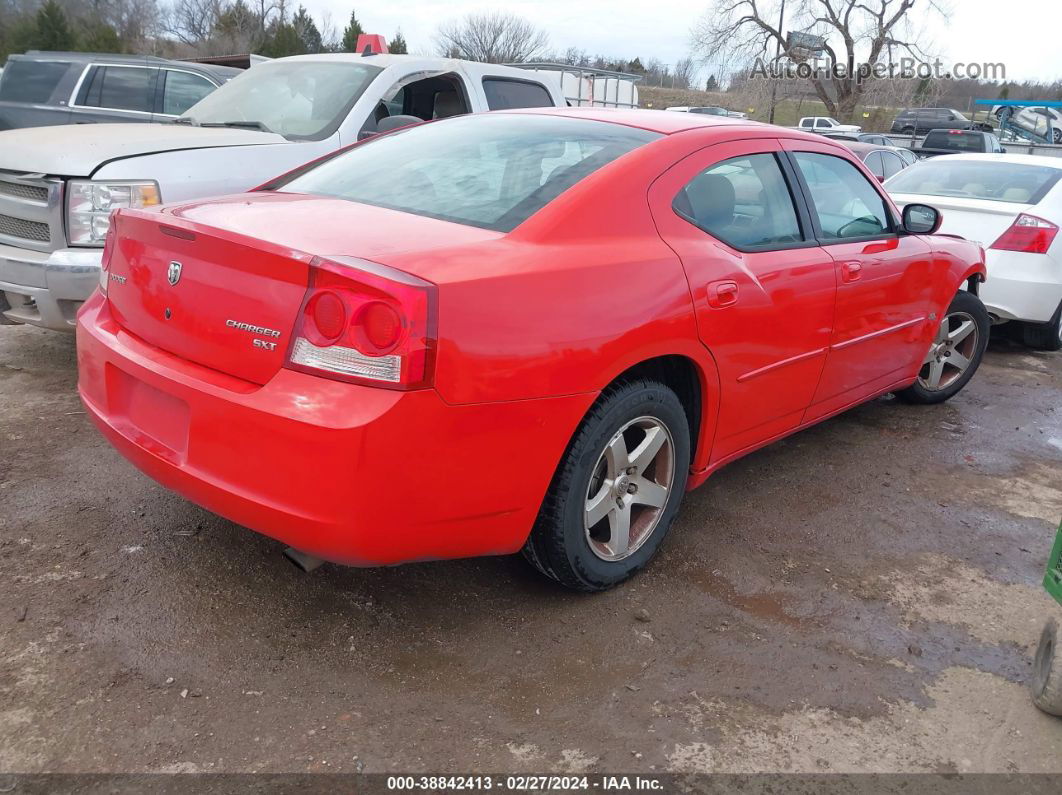 2010 Dodge Charger Sxt Red vin: 2B3CA3CV1AH222161