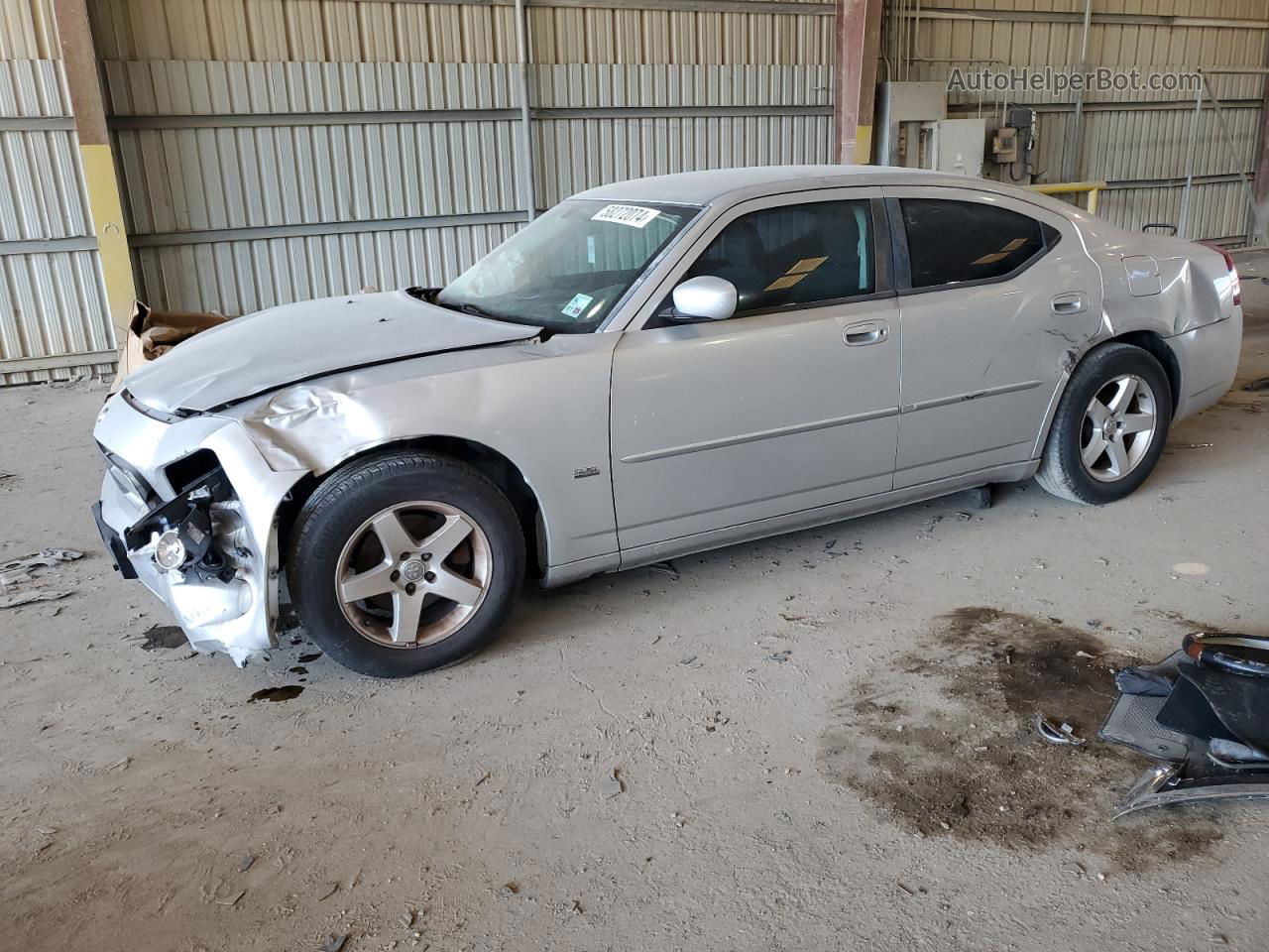 2010 Dodge Charger Sxt Silver vin: 2B3CA3CV1AH242992