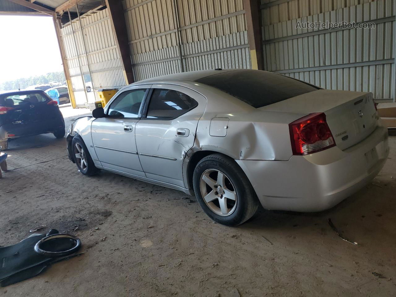 2010 Dodge Charger Sxt Silver vin: 2B3CA3CV1AH242992