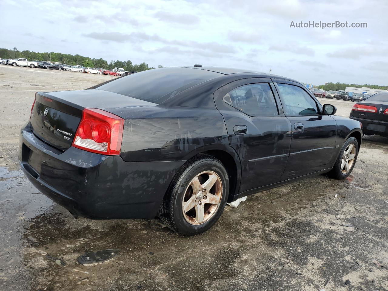 2010 Dodge Charger Sxt Black vin: 2B3CA3CV1AH244015