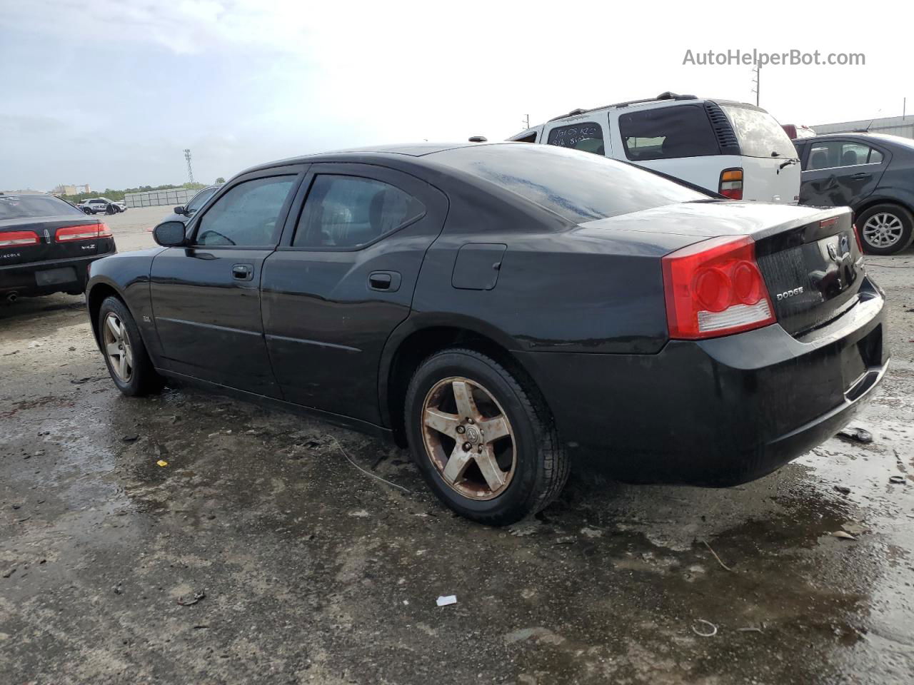 2010 Dodge Charger Sxt Black vin: 2B3CA3CV1AH244015