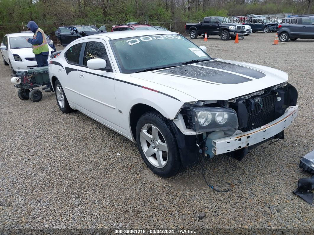 2010 Dodge Charger Sxt White vin: 2B3CA3CV1AH257279