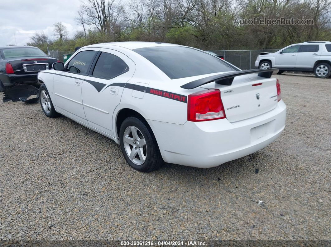 2010 Dodge Charger Sxt White vin: 2B3CA3CV1AH257279