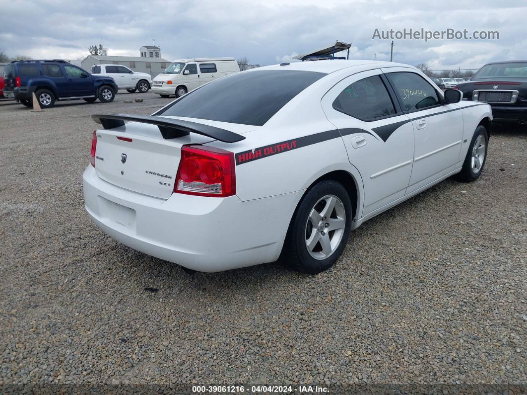 2010 Dodge Charger Sxt White vin: 2B3CA3CV1AH257279