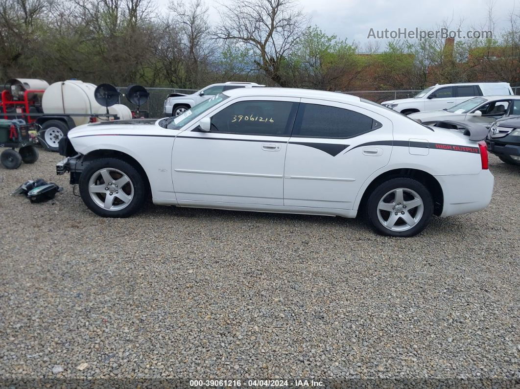 2010 Dodge Charger Sxt White vin: 2B3CA3CV1AH257279