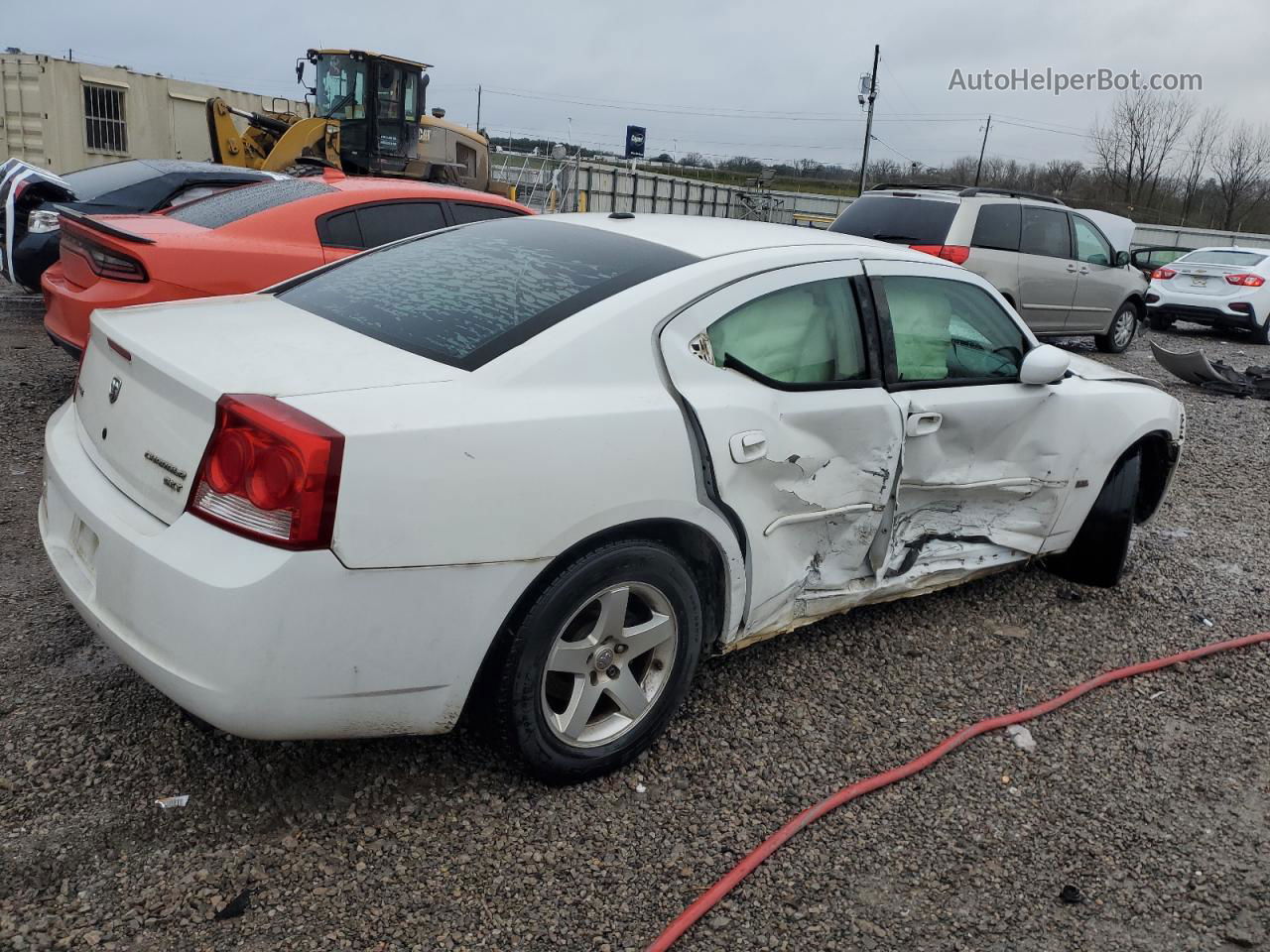 2010 Dodge Charger Sxt White vin: 2B3CA3CV1AH272557