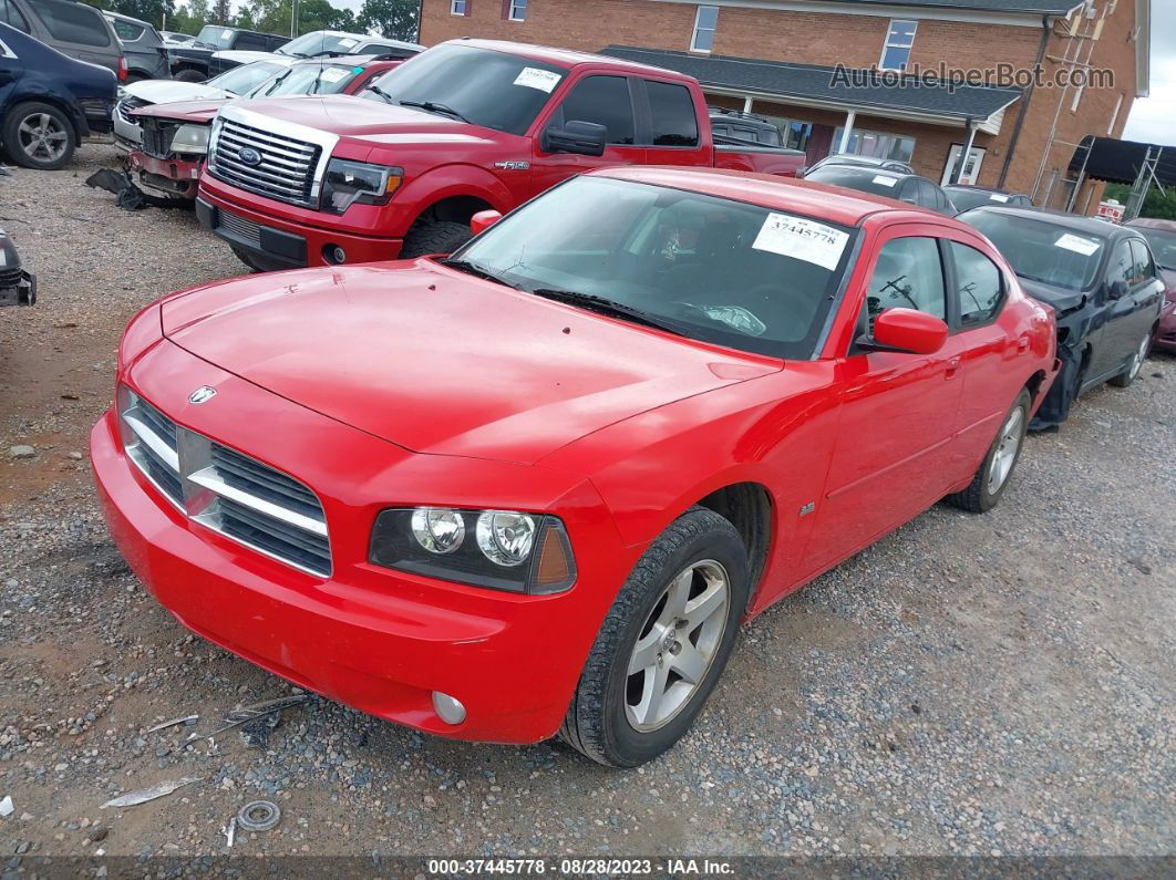 2010 Dodge Charger Sxt Red vin: 2B3CA3CV1AH299659