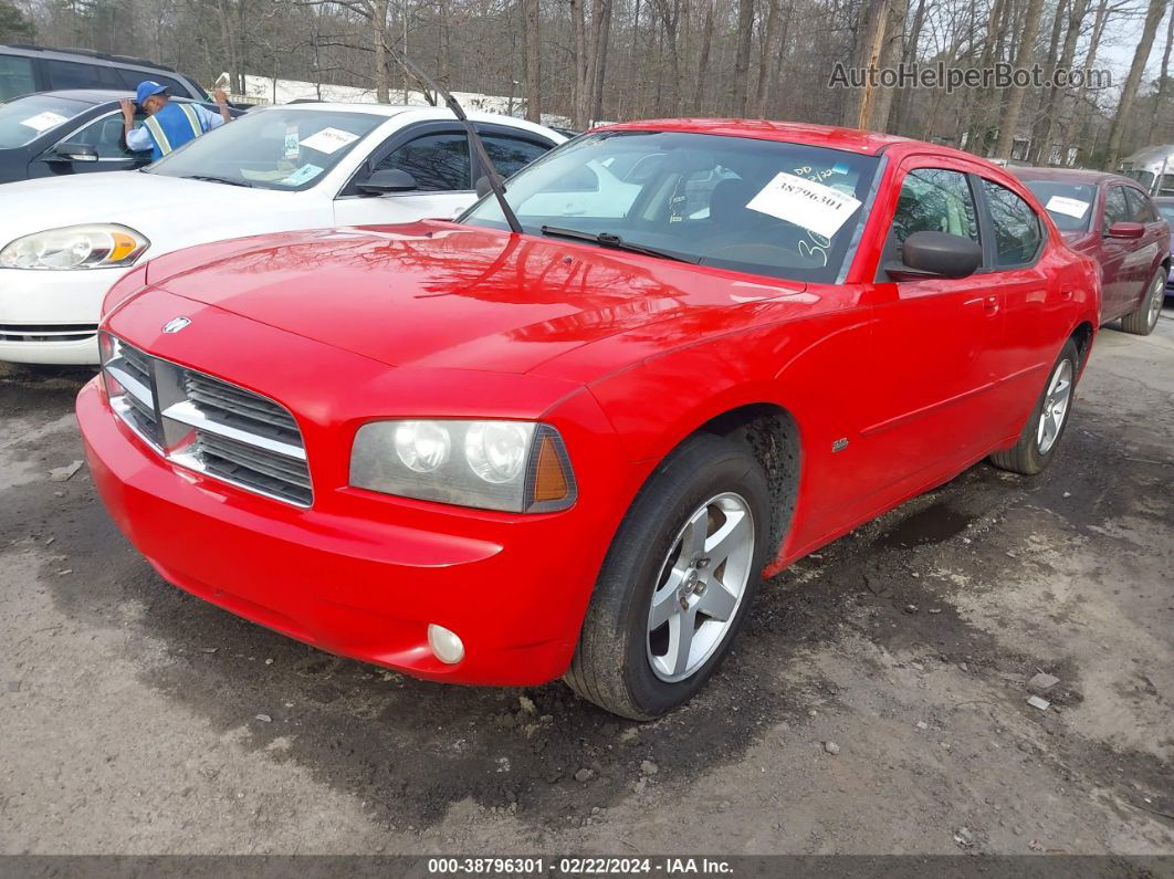 2010 Dodge Charger Sxt Red vin: 2B3CA3CV1AH301216