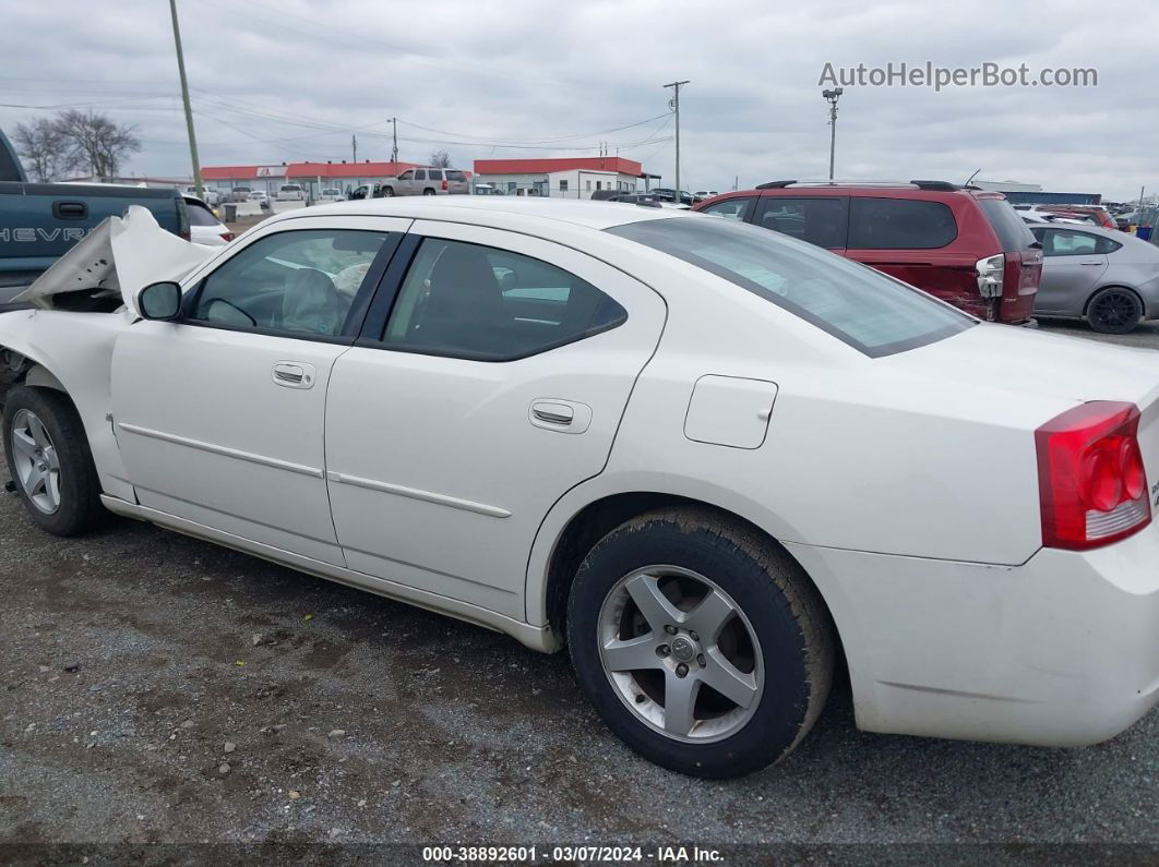 2010 Dodge Charger Sxt White vin: 2B3CA3CV2AH152654