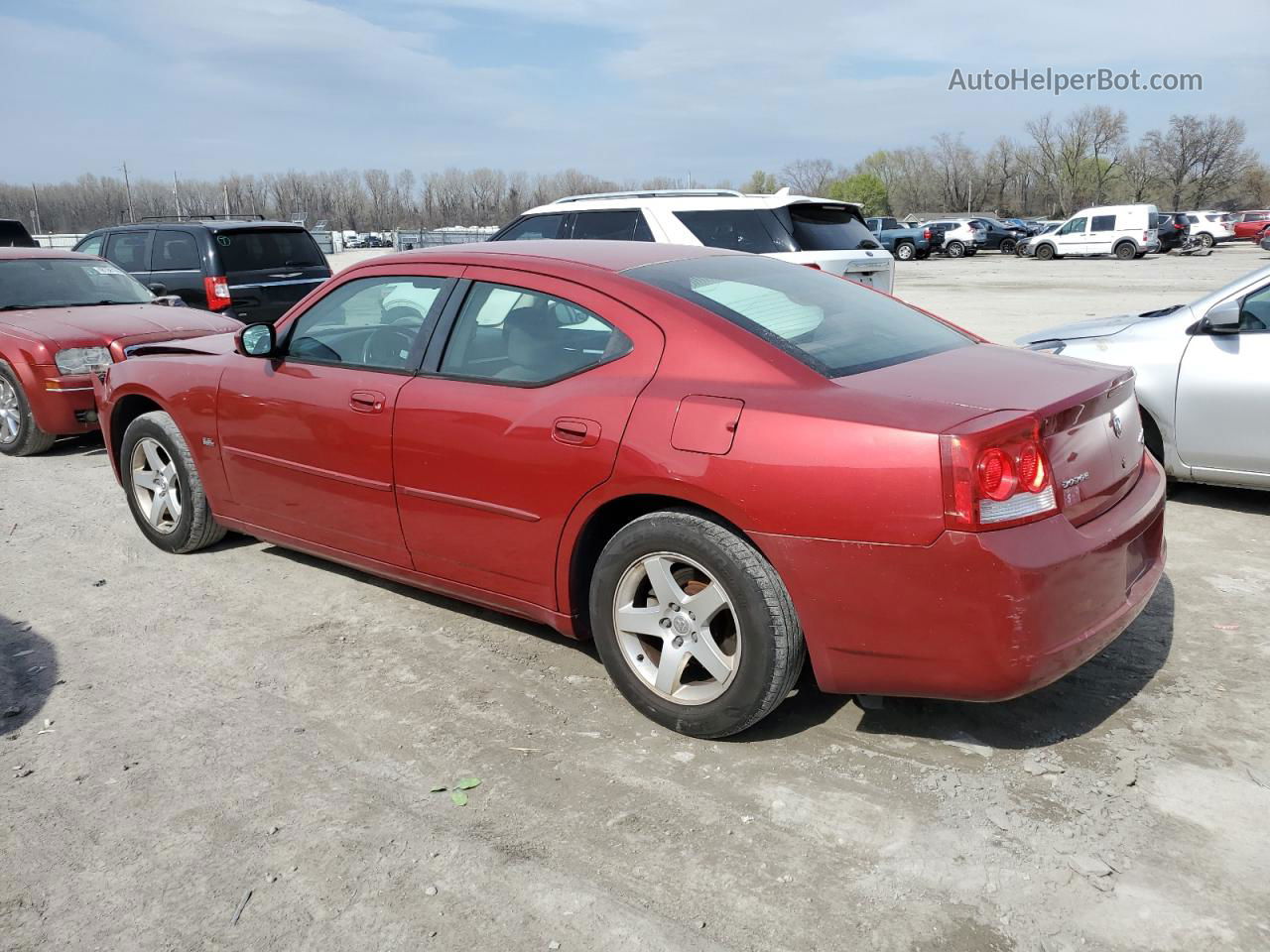 2010 Dodge Charger Sxt Burgundy vin: 2B3CA3CV2AH163816