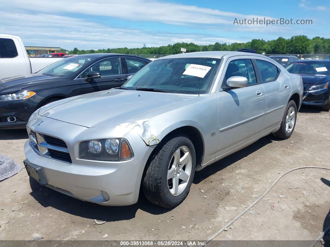 2010 Dodge Charger Sxt Silver vin: 2B3CA3CV2AH165419