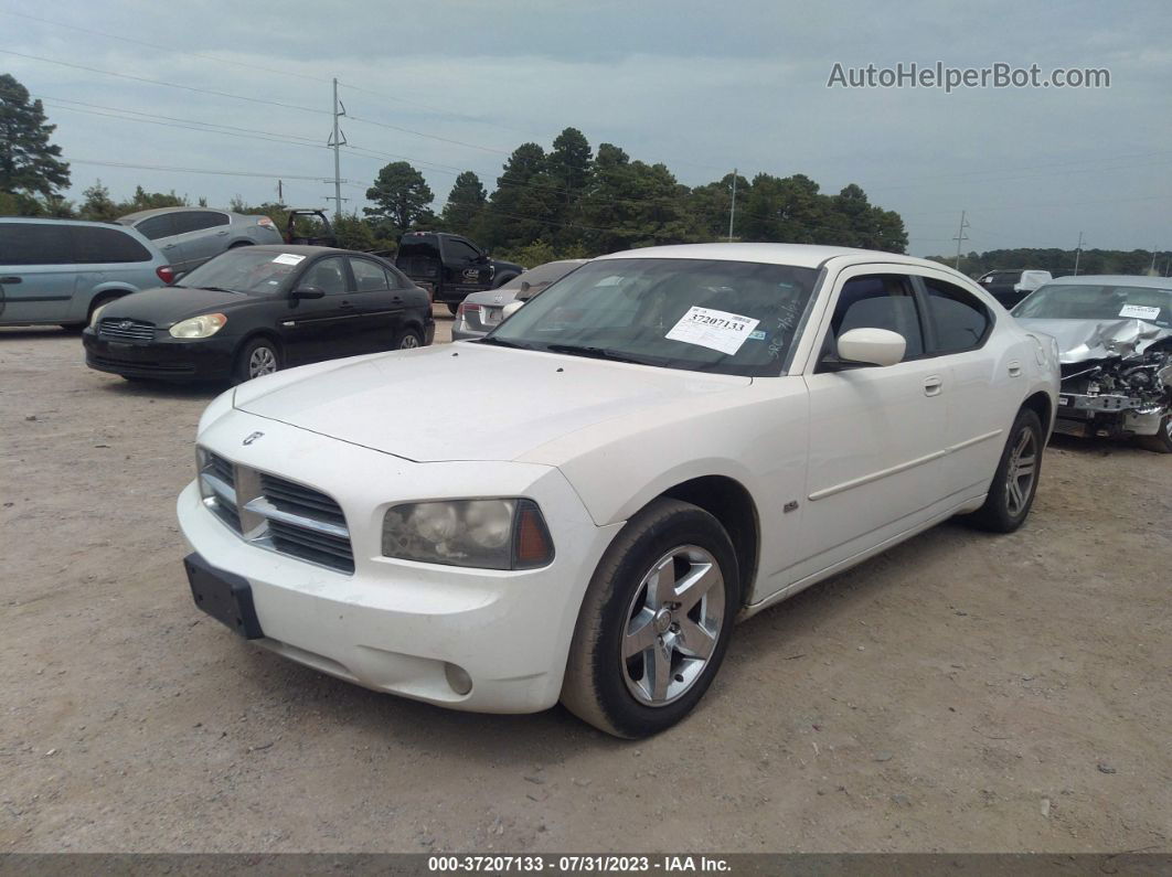 2010 Dodge Charger Sxt White vin: 2B3CA3CV2AH168711