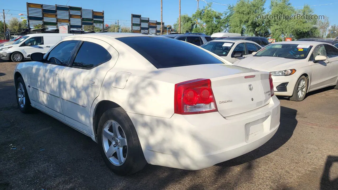 2010 Dodge Charger Sxt White vin: 2B3CA3CV2AH191910