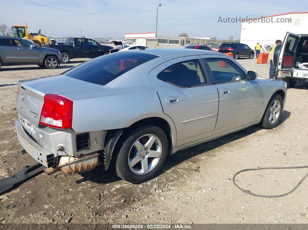 2010 Dodge Charger Sxt Silver vin: 2B3CA3CV2AH217096