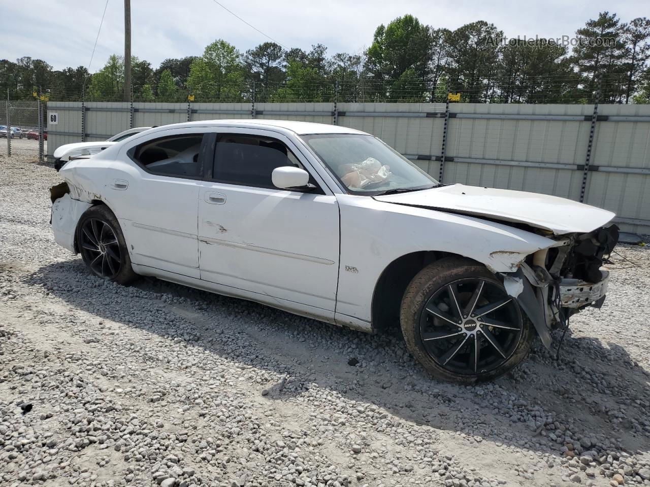 2010 Dodge Charger Sxt White vin: 2B3CA3CV2AH311396