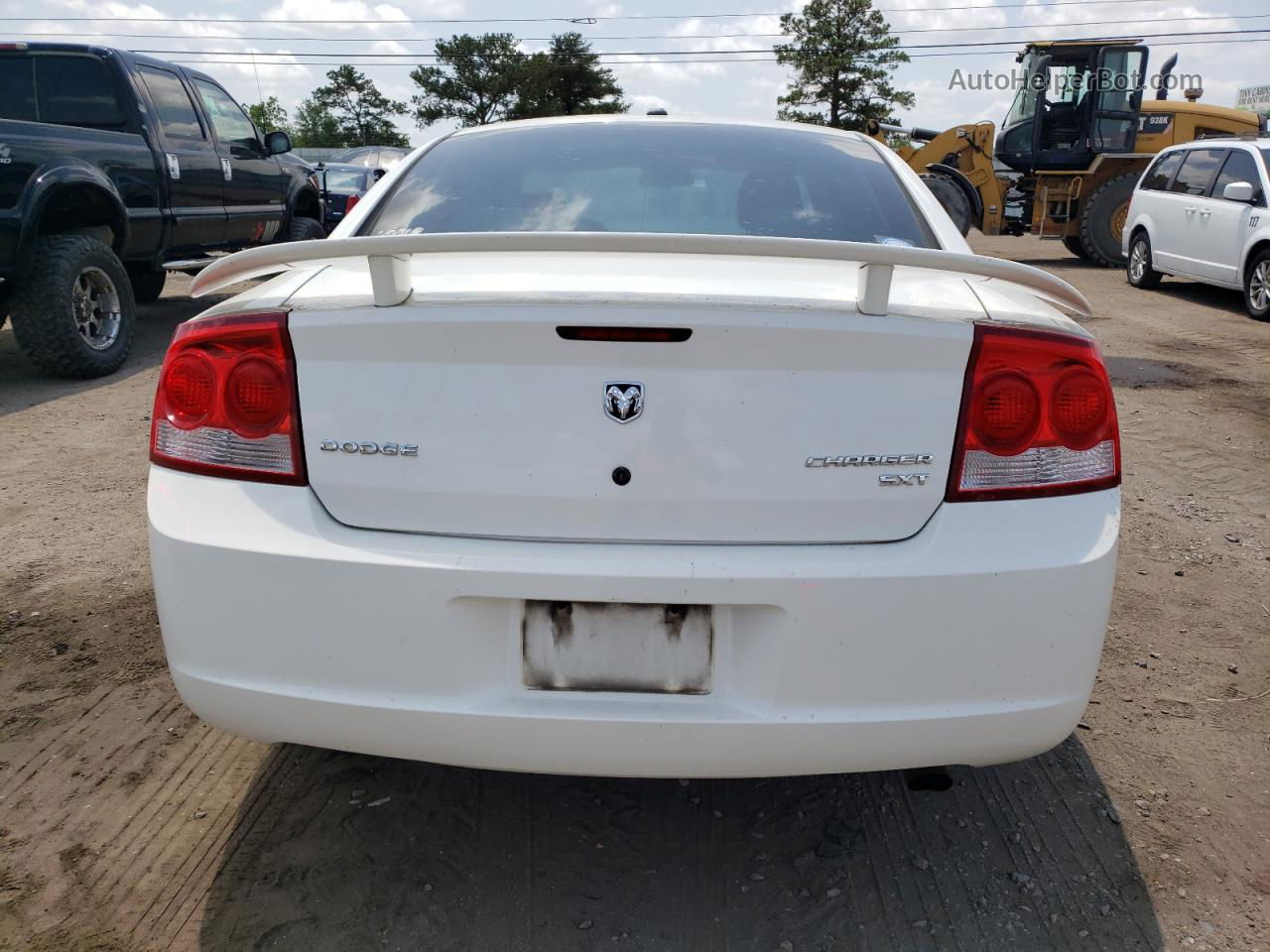 2010 Dodge Charger Sxt White vin: 2B3CA3CV3AH123597