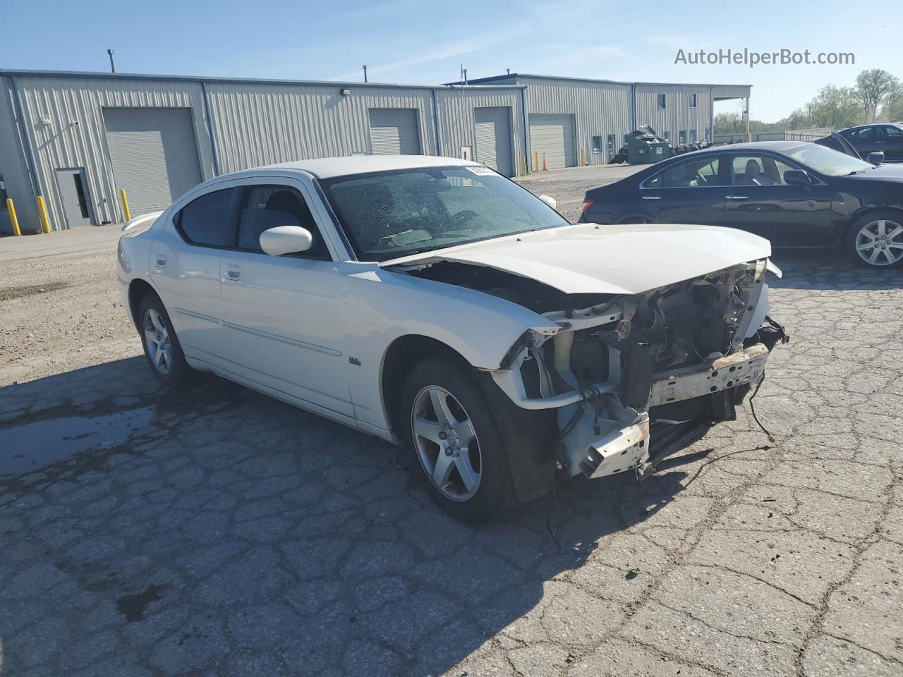 2010 Dodge Charger Sxt White vin: 2B3CA3CV3AH162304