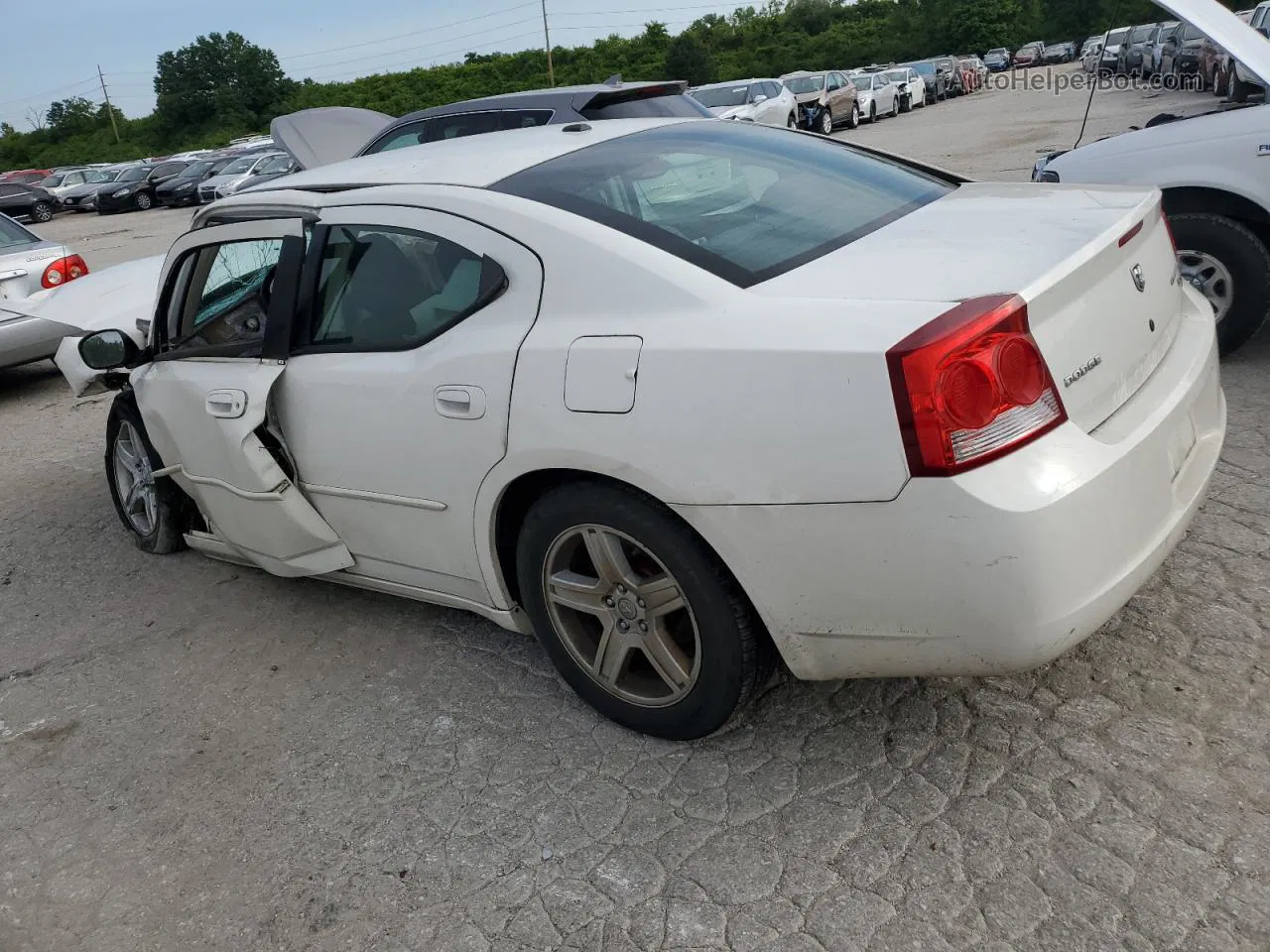 2010 Dodge Charger Sxt White vin: 2B3CA3CV3AH188191