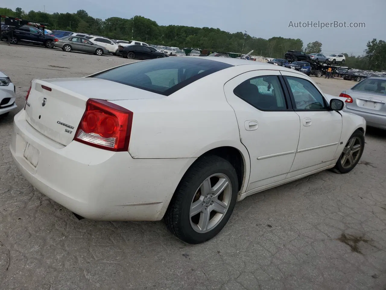 2010 Dodge Charger Sxt Белый vin: 2B3CA3CV3AH188191