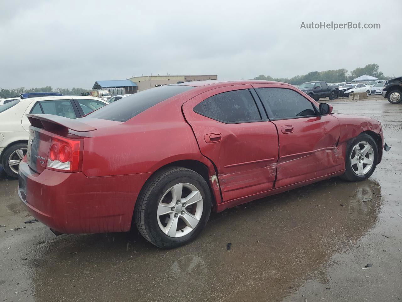 2010 Dodge Charger Sxt Red vin: 2B3CA3CV3AH194380