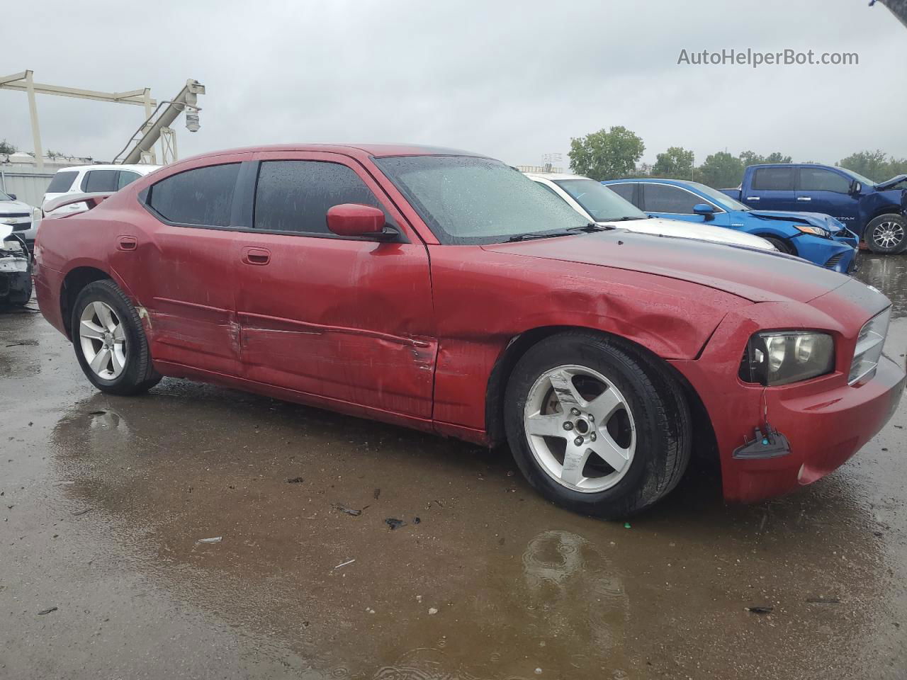 2010 Dodge Charger Sxt Красный vin: 2B3CA3CV3AH194380