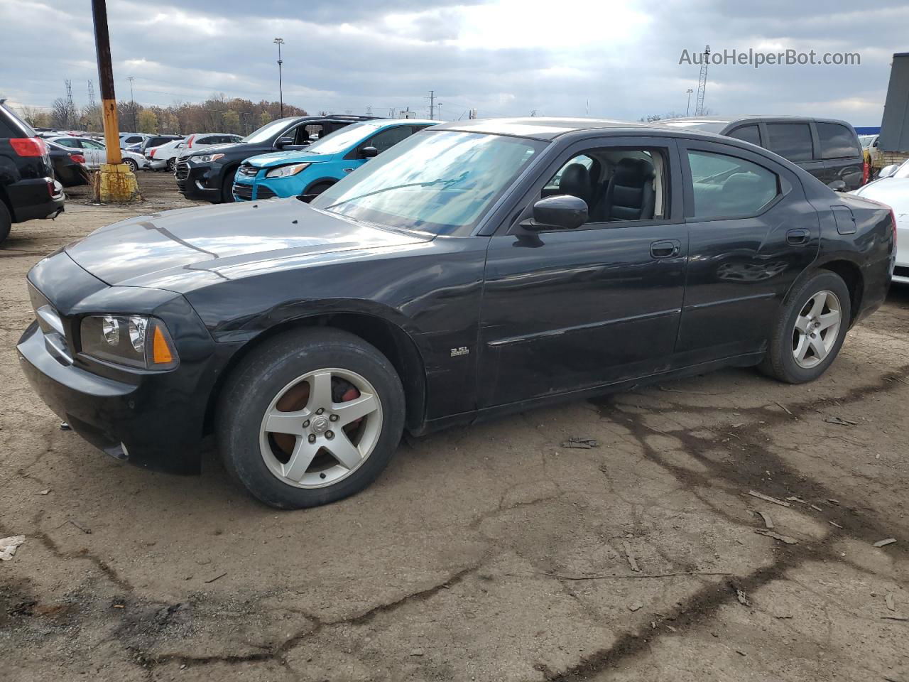 2010 Dodge Charger Sxt Black vin: 2B3CA3CV3AH254674