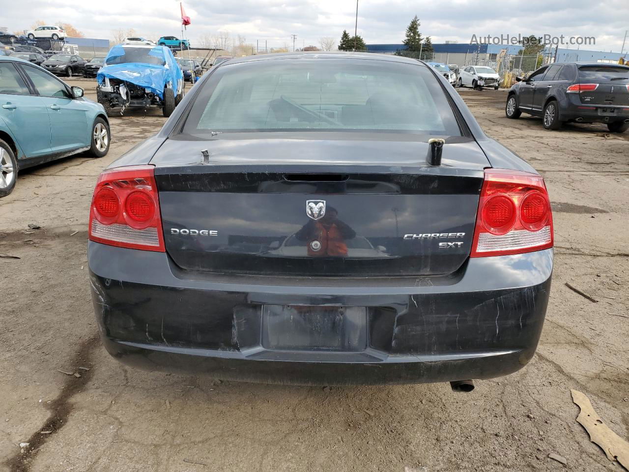 2010 Dodge Charger Sxt Black vin: 2B3CA3CV3AH254674