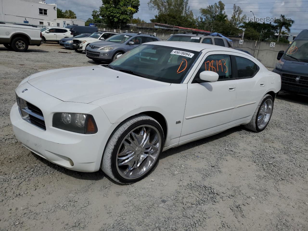 2010 Dodge Charger Sxt White vin: 2B3CA3CV3AH256814