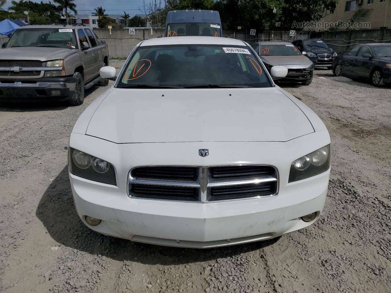 2010 Dodge Charger Sxt White vin: 2B3CA3CV3AH256814