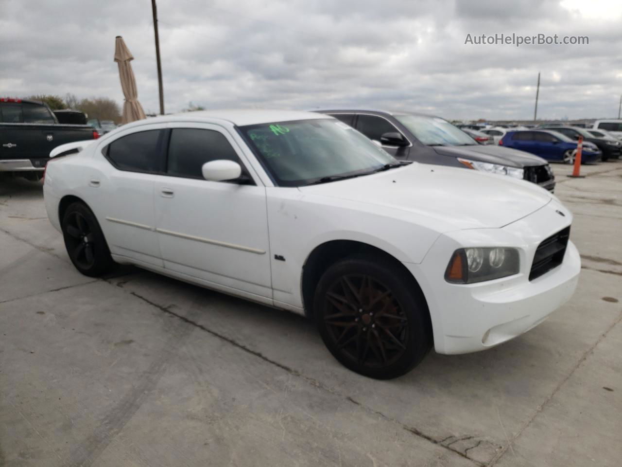 2010 Dodge Charger Sxt White vin: 2B3CA3CV3AH258935