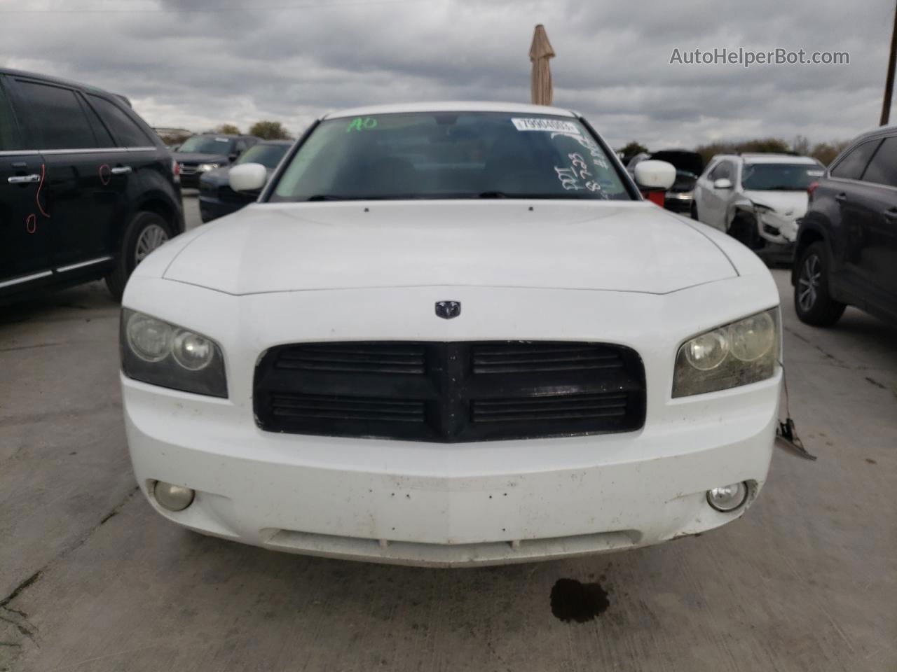 2010 Dodge Charger Sxt White vin: 2B3CA3CV3AH258935